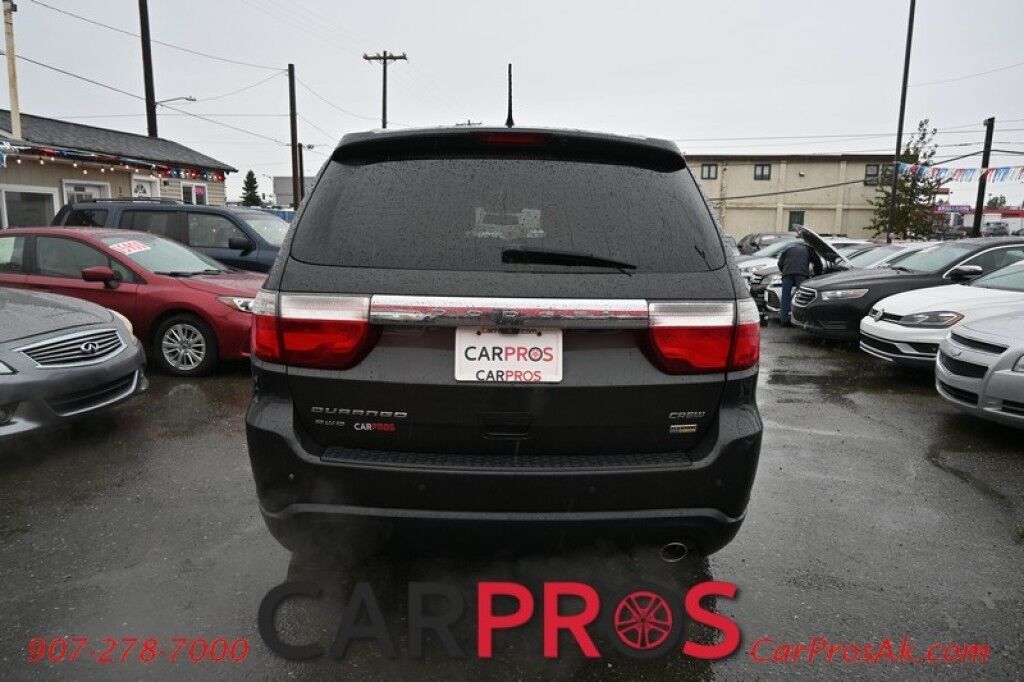 2011 Dodge Durango Crew - 3.6L V6 - Automatic - All Wheel Drive - Powered Leather Front Seats - Remote Start - Keyless Entry - Bluetooth - Backup Camera - 3rd Row Seating Anchorage AK