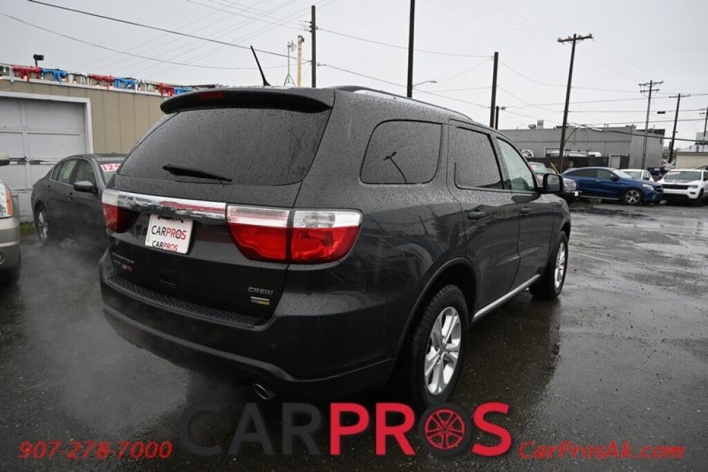 2011 Dodge Durango Crew - 3.6L V6 - Automatic - All Wheel Drive - Powered Leather Front Seats - Remote Start - Keyless Entry - Bluetooth - Backup Camera - 3rd Row Seating Anchorage AK