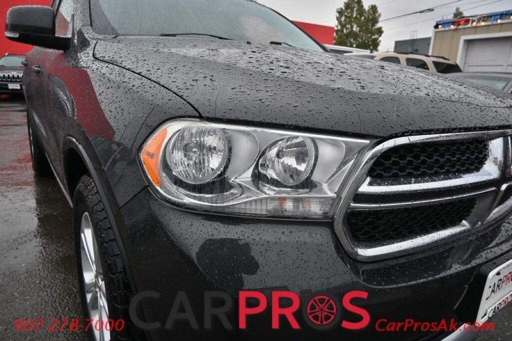 2011 Dodge Durango Crew - 3.6L V6 - Automatic - All Wheel Drive - Powered Leather Front Seats - Remote Start - Keyless Entry - Bluetooth - Backup Camera - 3rd Row Seating Anchorage AK