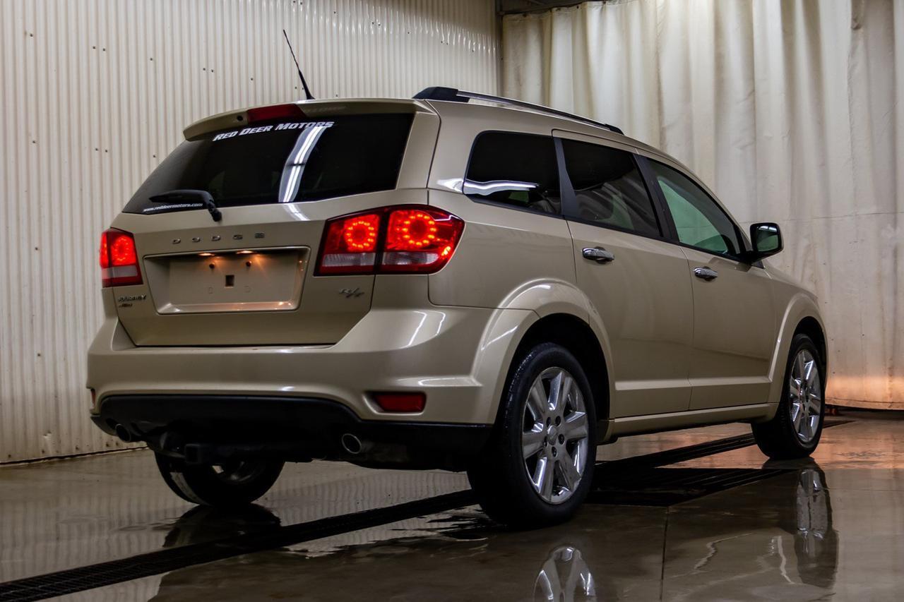 2011 Dodge Journey AWD R/T 3rd Row Leather Roof Nav Red Deer AB
