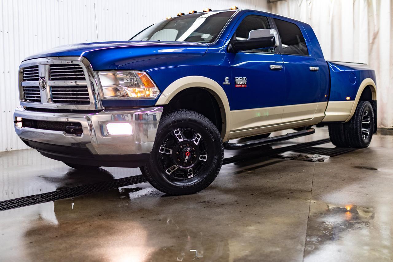 2011 Dodge Ram 3500 4x4 Mega Cab Laramie Dually Diesel Leather Red Deer AB