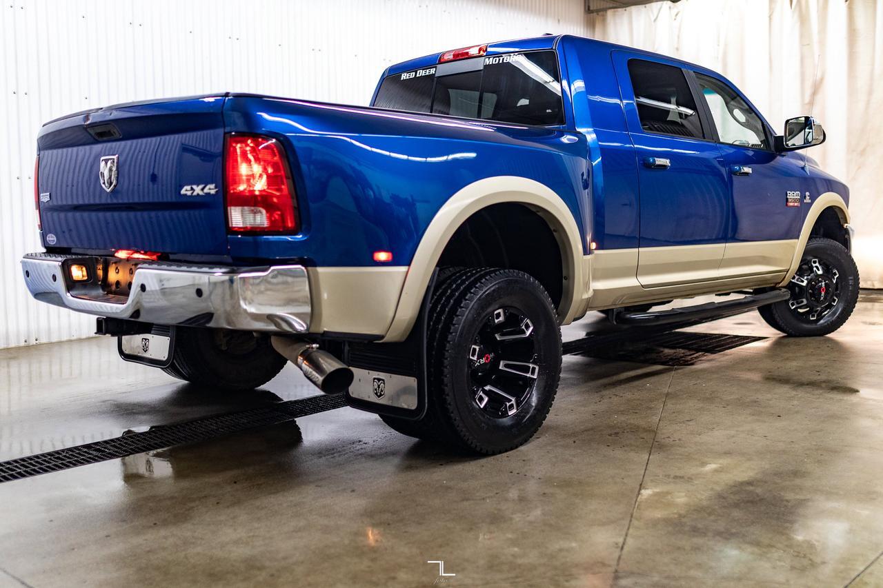 2011 Dodge Ram 3500 4x4 Mega Cab Laramie Dually Diesel Leather Red Deer AB