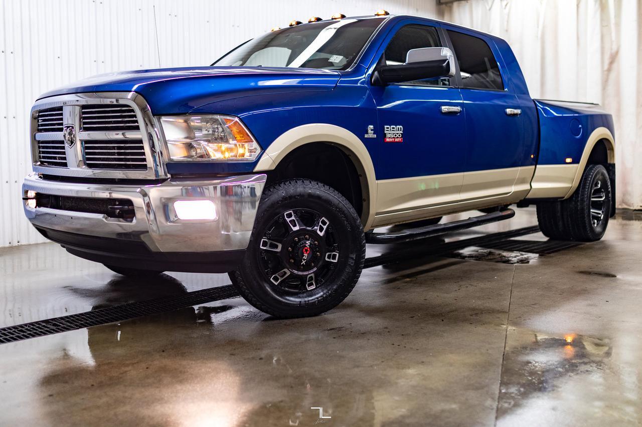 2011 Dodge Ram 3500 4x4 Mega Cab Laramie Dually Diesel Leather Red Deer AB