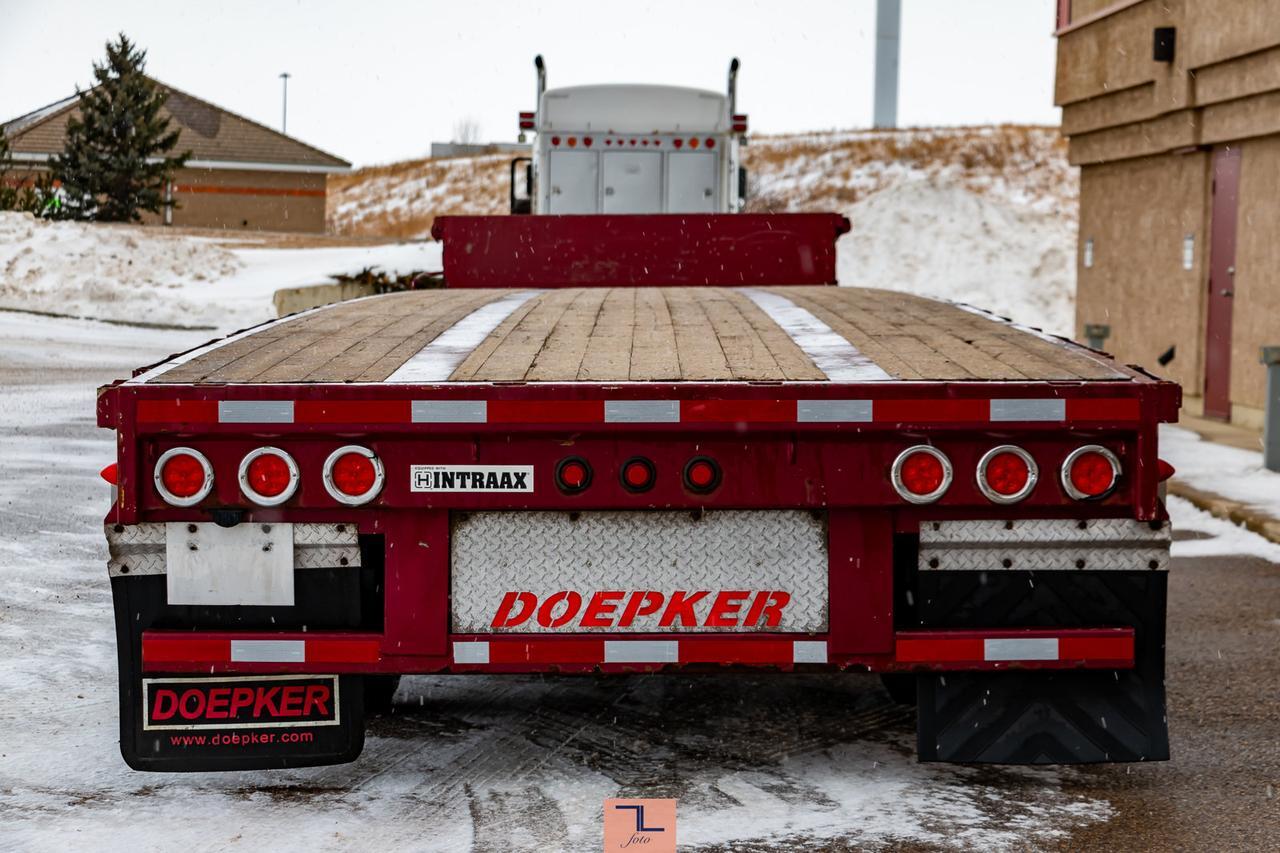 2011 Doepker Tridem 53 Ft. Steel Step Deck Trailer Red Deer AB