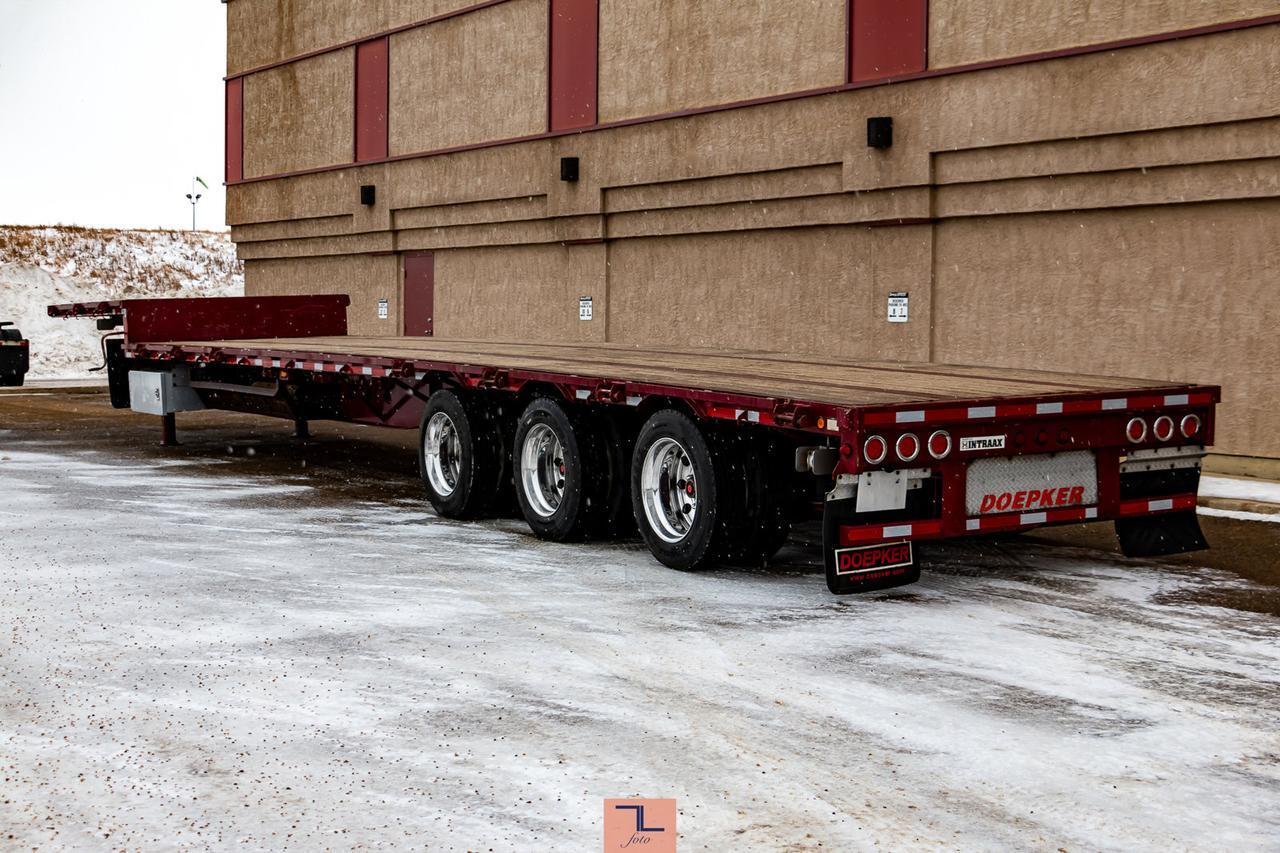 2011 Doepker Tridem 53 Ft. Steel Step Deck Trailer Red Deer AB