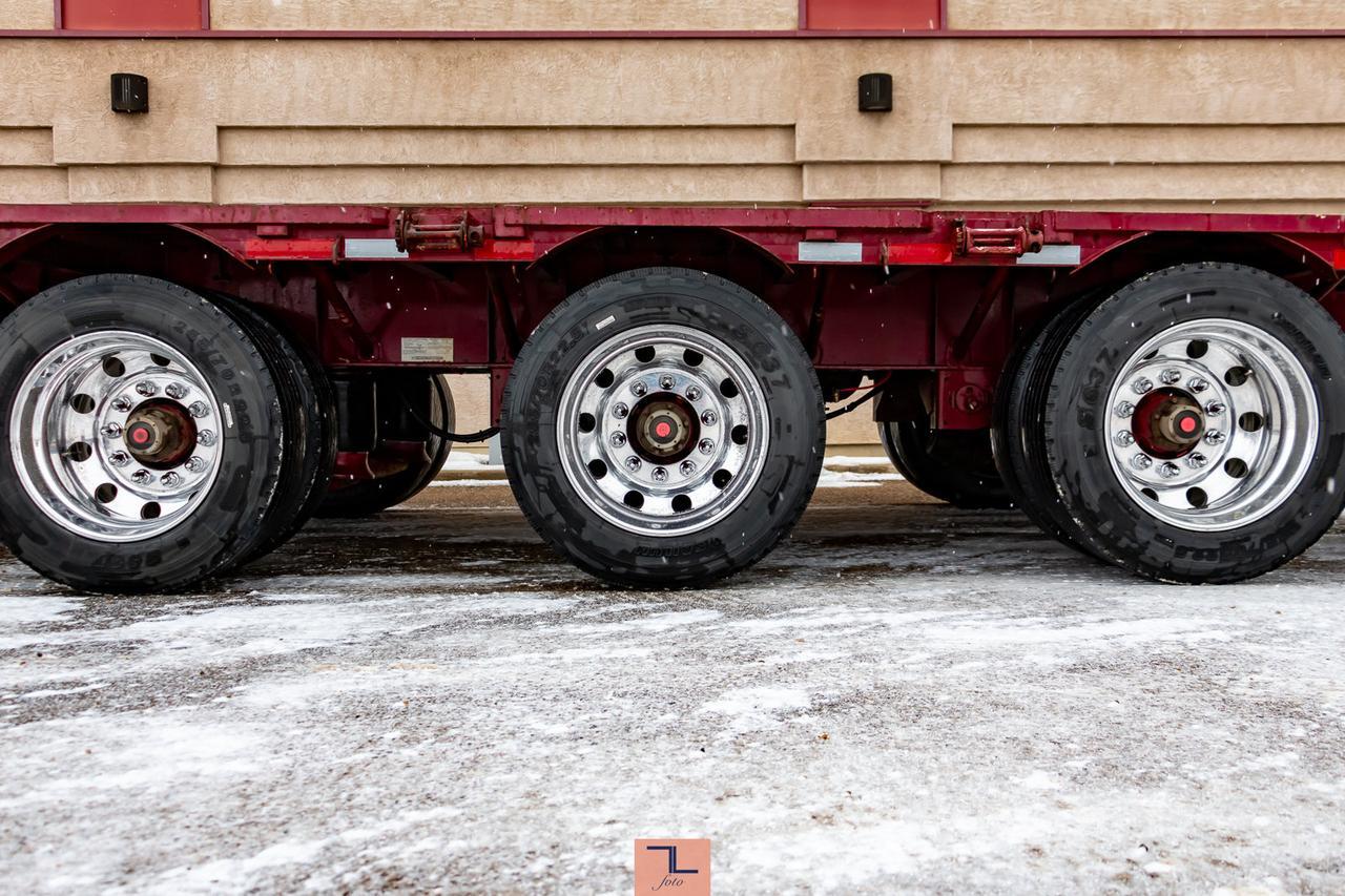 2011 Doepker Tridem 53 Ft. Steel Step Deck Trailer Red Deer AB