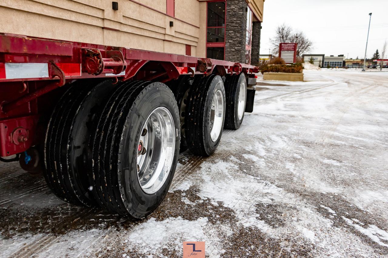 2011 Doepker Tridem 53 Ft. Steel Step Deck Trailer Red Deer AB