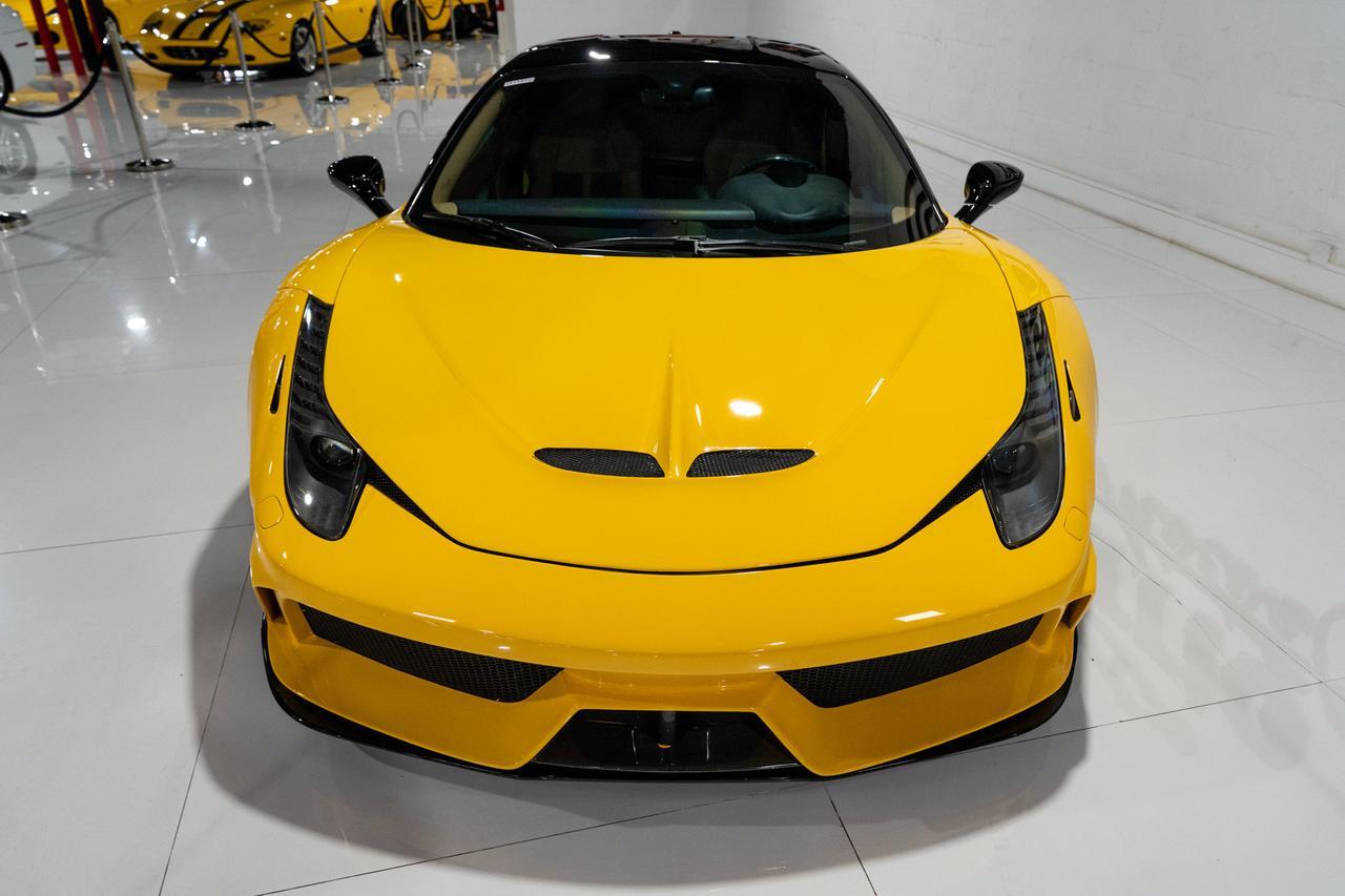 2011 Ferrari 458 Italia MOLDED LIBERTY WALK WIDE BODY KIT!  Giallo Modena paint, fully bespoke interior AND MUCH MORE!!!