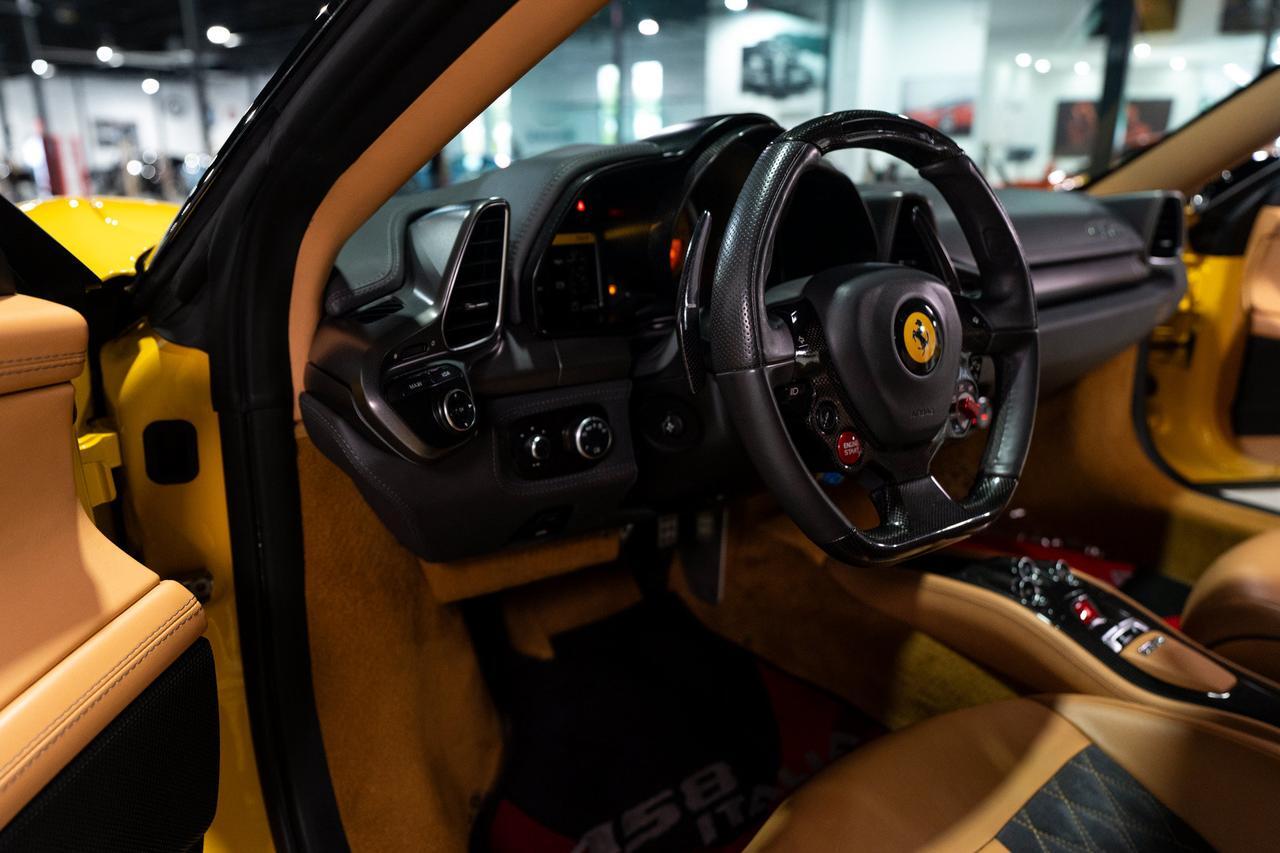 2011 Ferrari 458 Italia MOLDED LIBERTY WALK WIDE BODY KIT!  Giallo Modena paint, fully bespoke interior AND MUCH MORE!!! Fort Lauderdale FL