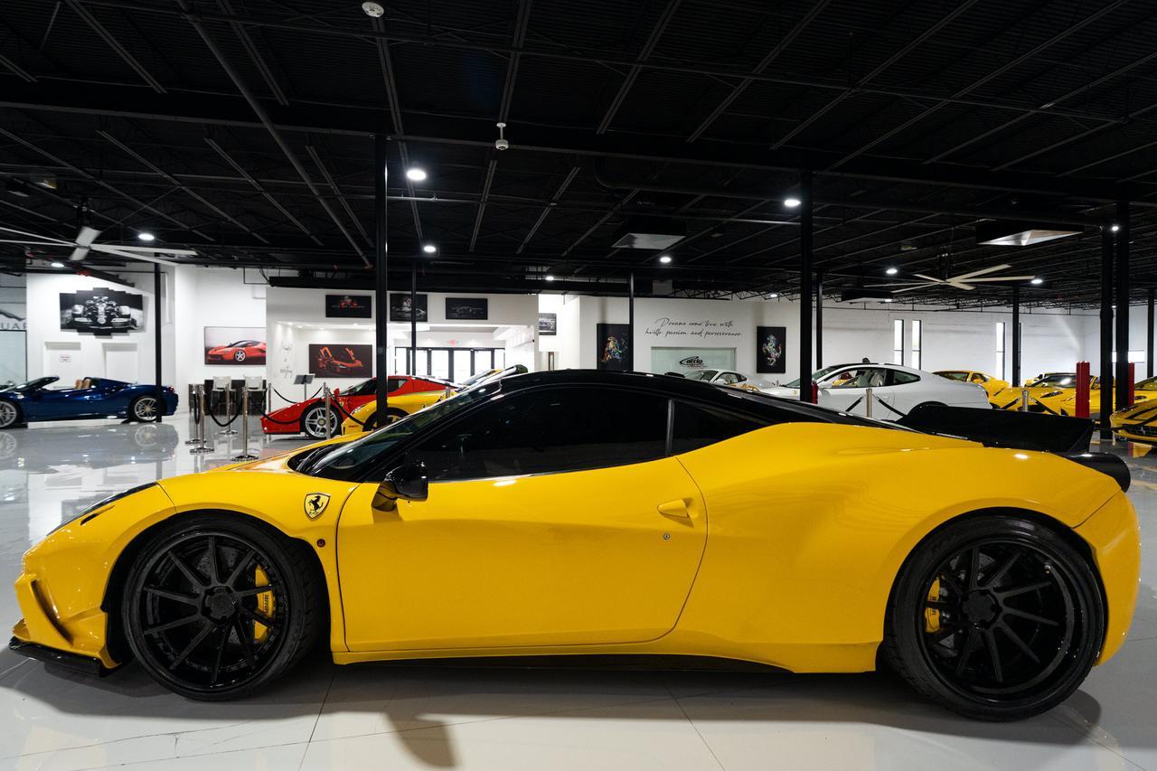 2011 Ferrari 458 Italia MOLDED LIBERTY WALK WIDE BODY KIT!  Giallo Modena paint, fully bespoke interior AND MUCH MORE!!! Fort Lauderdale FL