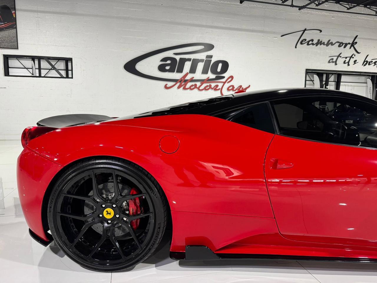 2011 Ferrari 458 Italia Prior Design bodykit, Rosso Corsa paint, interior carbon, JBL Professional Audio AND MUCH MORE!! Fort Lauderdale FL