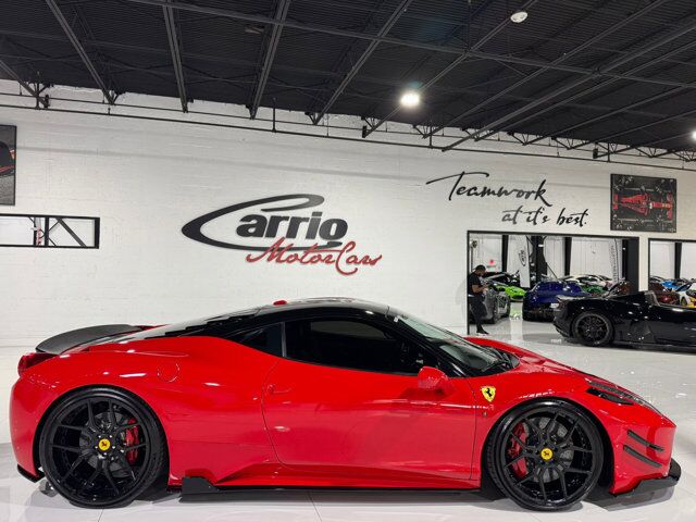 2011 Ferrari 458 Italia Prior Design bodykit, Rosso Corsa paint, interior carbon, JBL Professional Audio AND MUCH MORE!! Fort Lauderdale FL