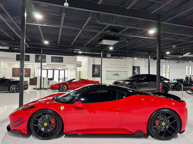 2011 Ferrari 458 Italia Prior Design bodykit, Rosso Corsa paint, interior carbon, JBL Professional Audio AND MUCH MORE!! Fort Lauderdale FL