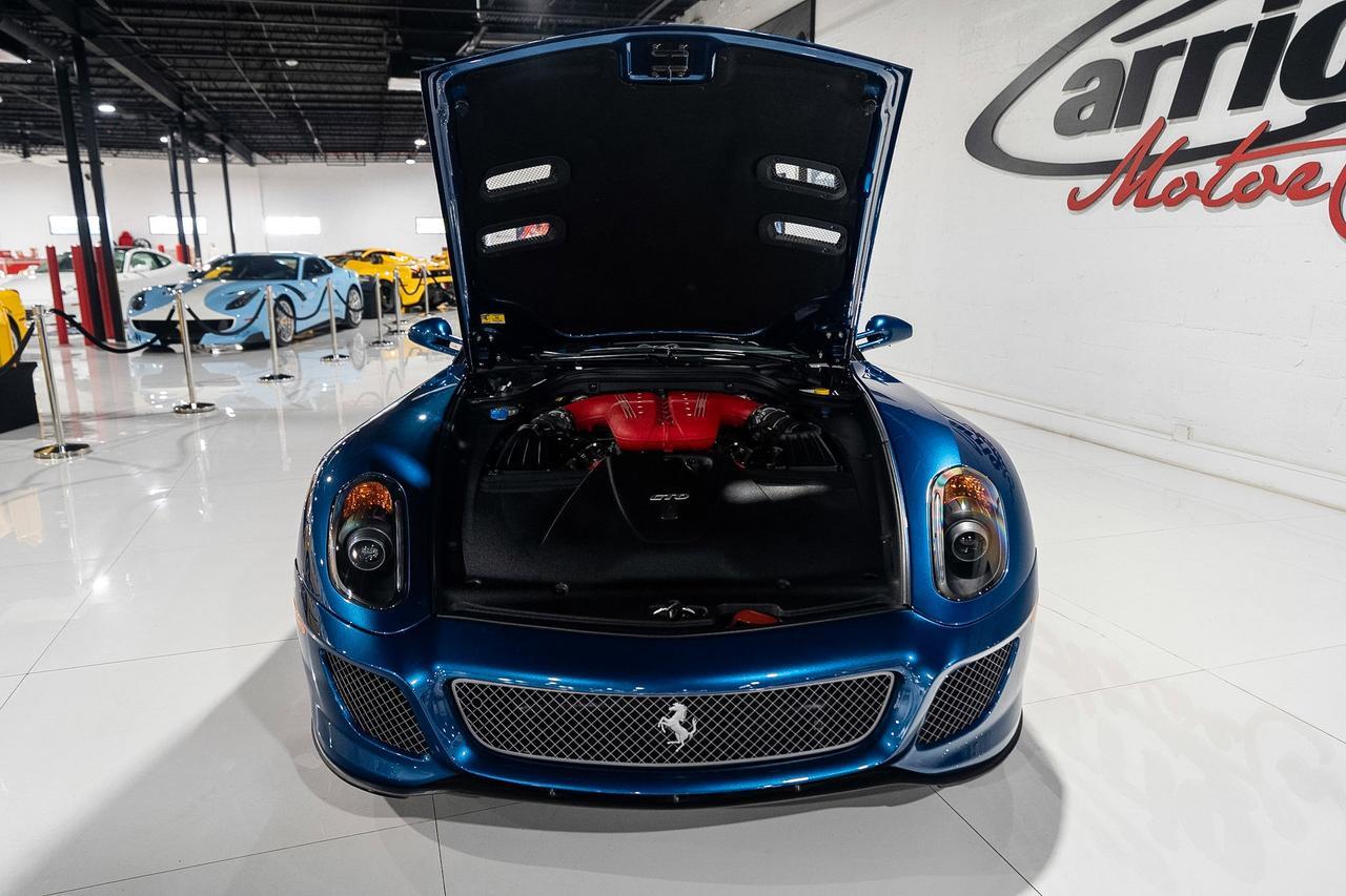 2011 Ferrari 599 GTO Blu Nart paint, Livrea Bianco Avus, factory racing harnesses/roll bar AND MUCH MORE!! Fort Lauderdale FL