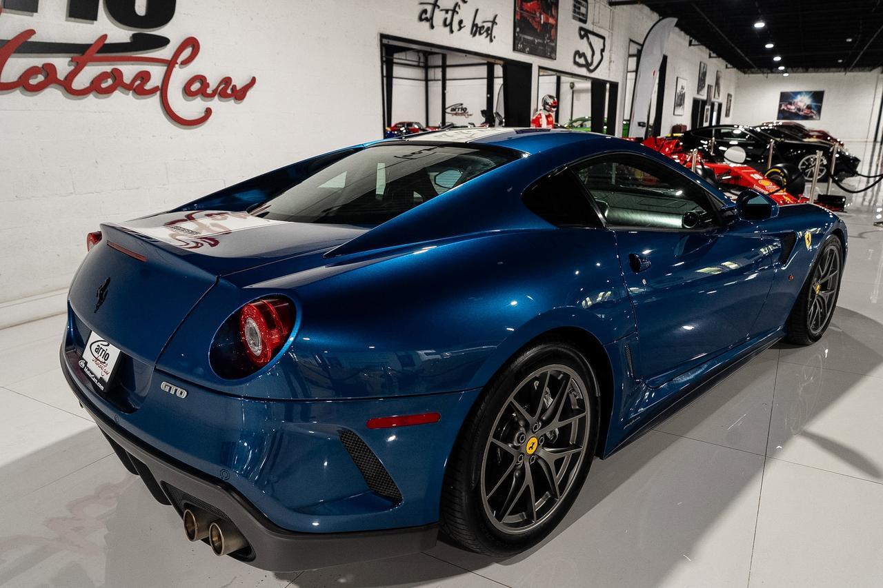 2011 Ferrari 599 GTO Blu Nart paint, Livrea Bianco Avus, factory racing harnesses/roll bar AND MUCH MORE!! Fort Lauderdale FL