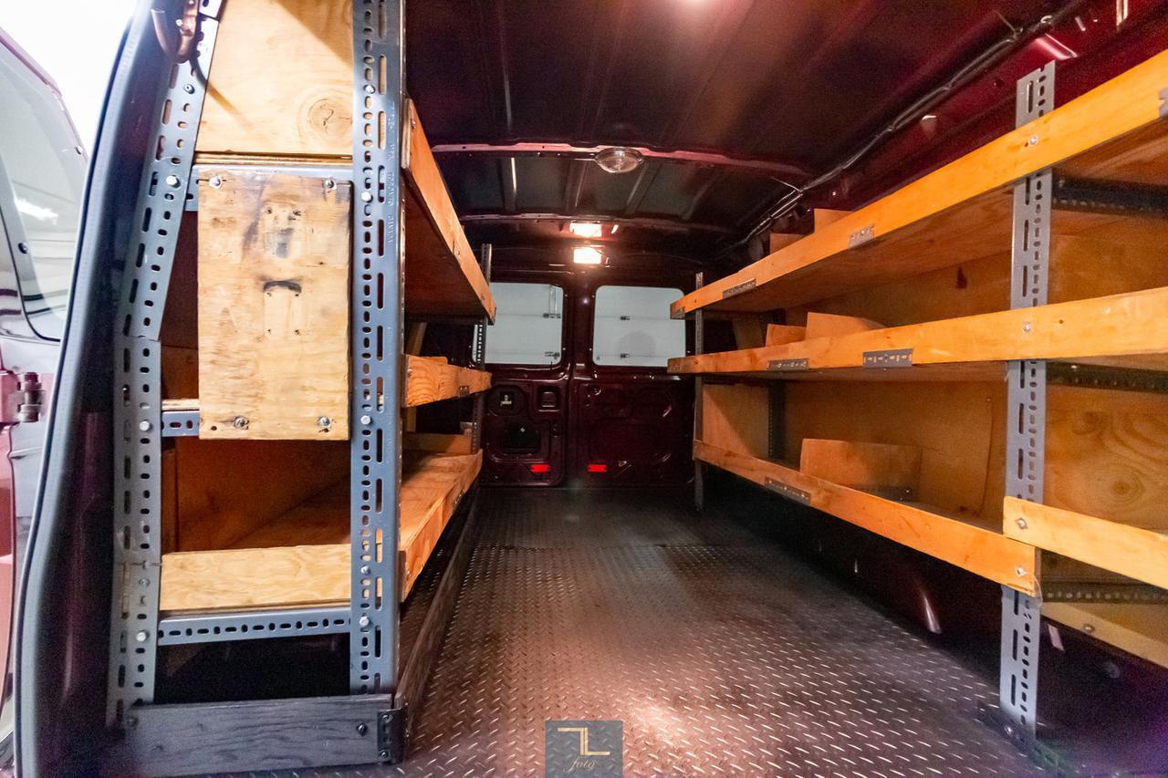 2011 Ford E-350 Extended Cargo Van BCam Shelving Red Deer AB