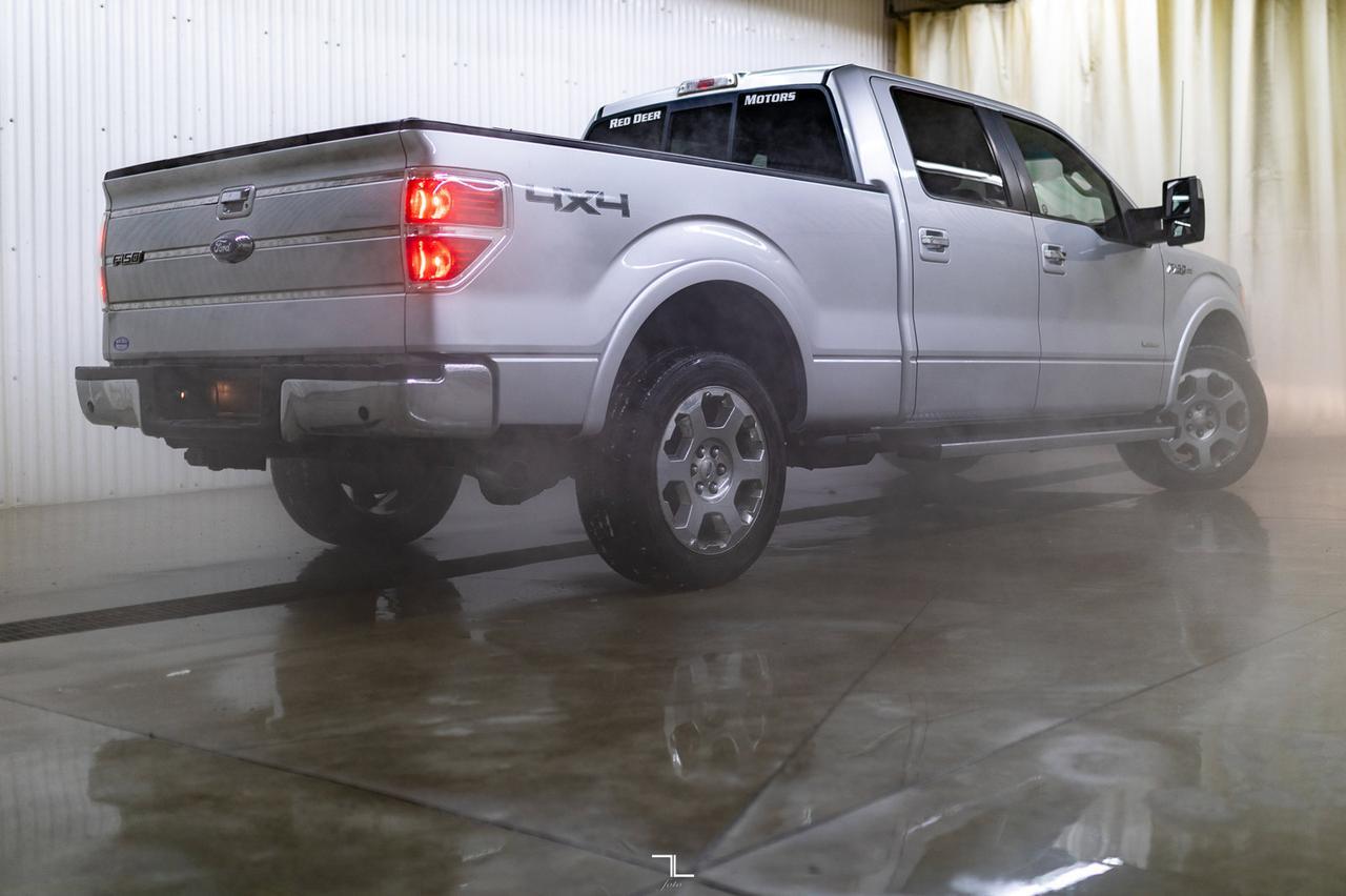 2011 Ford F-150 4x4 Super Crew Lariat Leather Roof BCam Red Deer AB