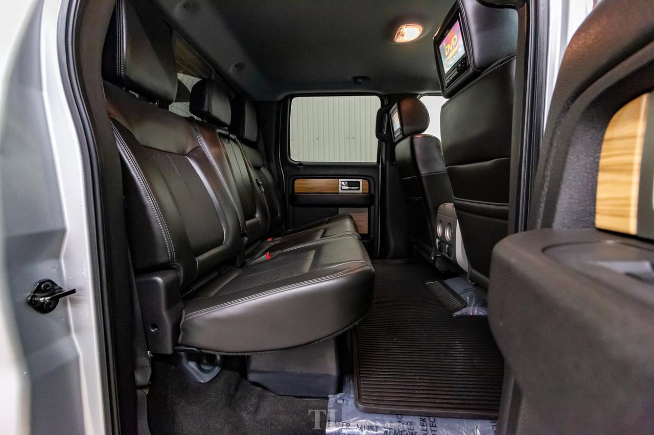 2011 Ford F-150 4x4 Super Crew Lariat Leather Roof BCam TV's Red Deer AB