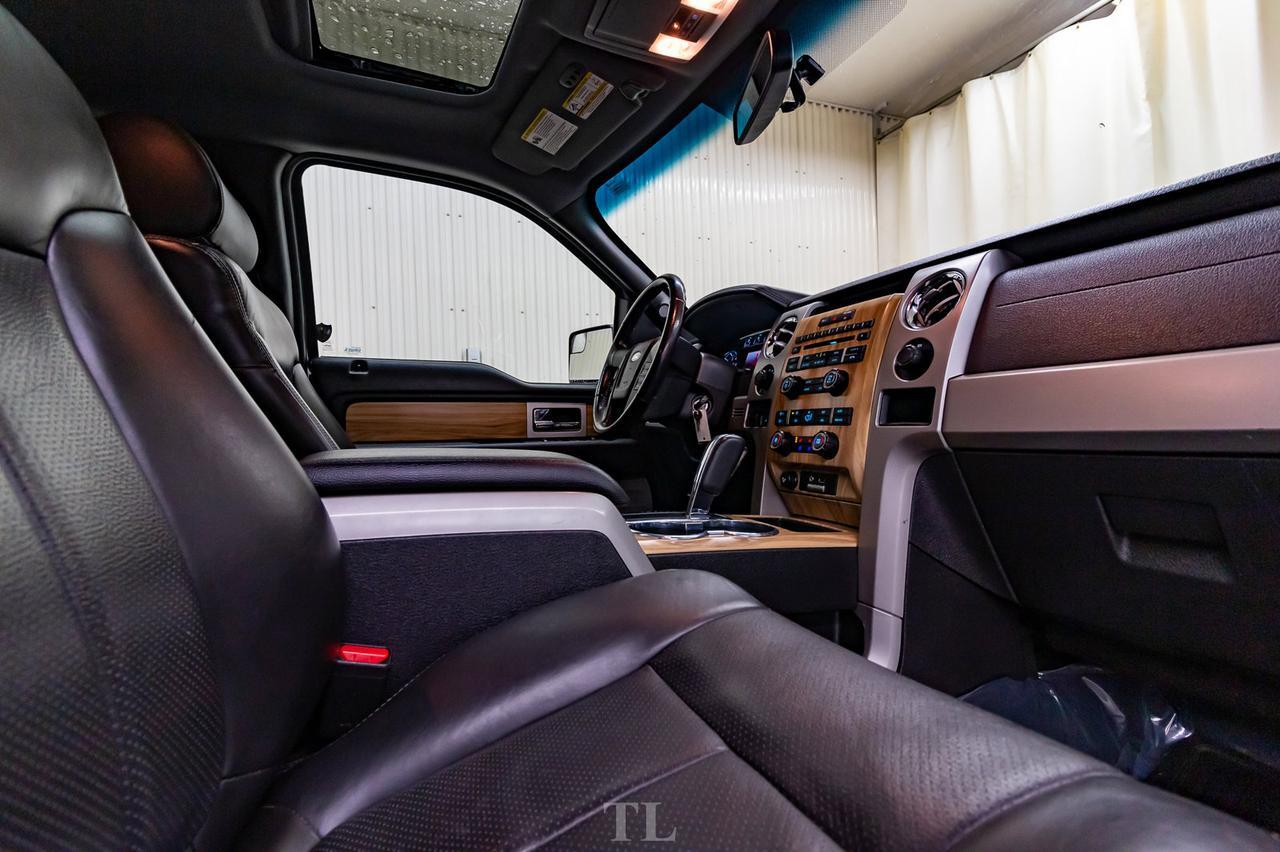 2011 Ford F-150 4x4 Super Crew Lariat Leather Roof BCam TV's Red Deer AB