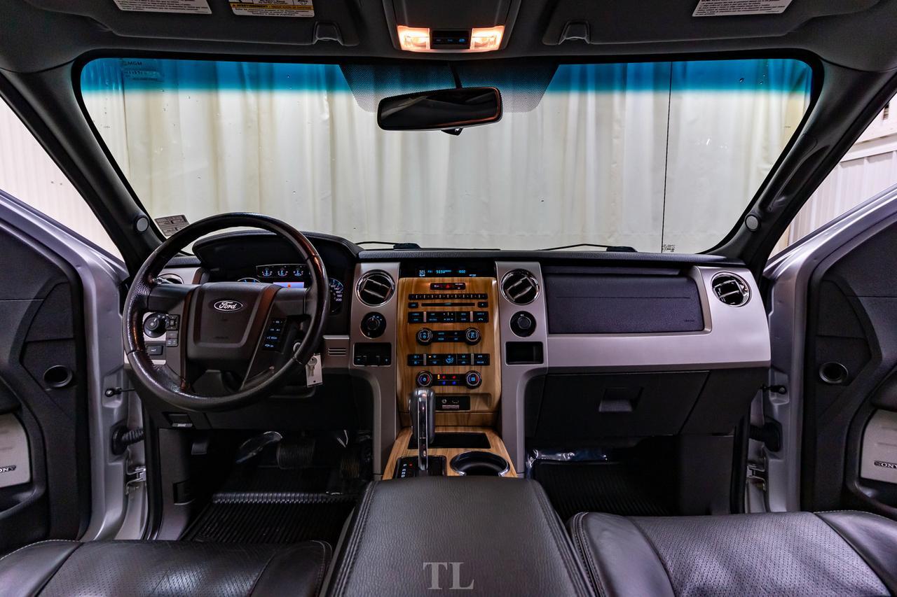 2011 Ford F-150 4x4 Super Crew Lariat Leather Roof BCam TV's Red Deer AB