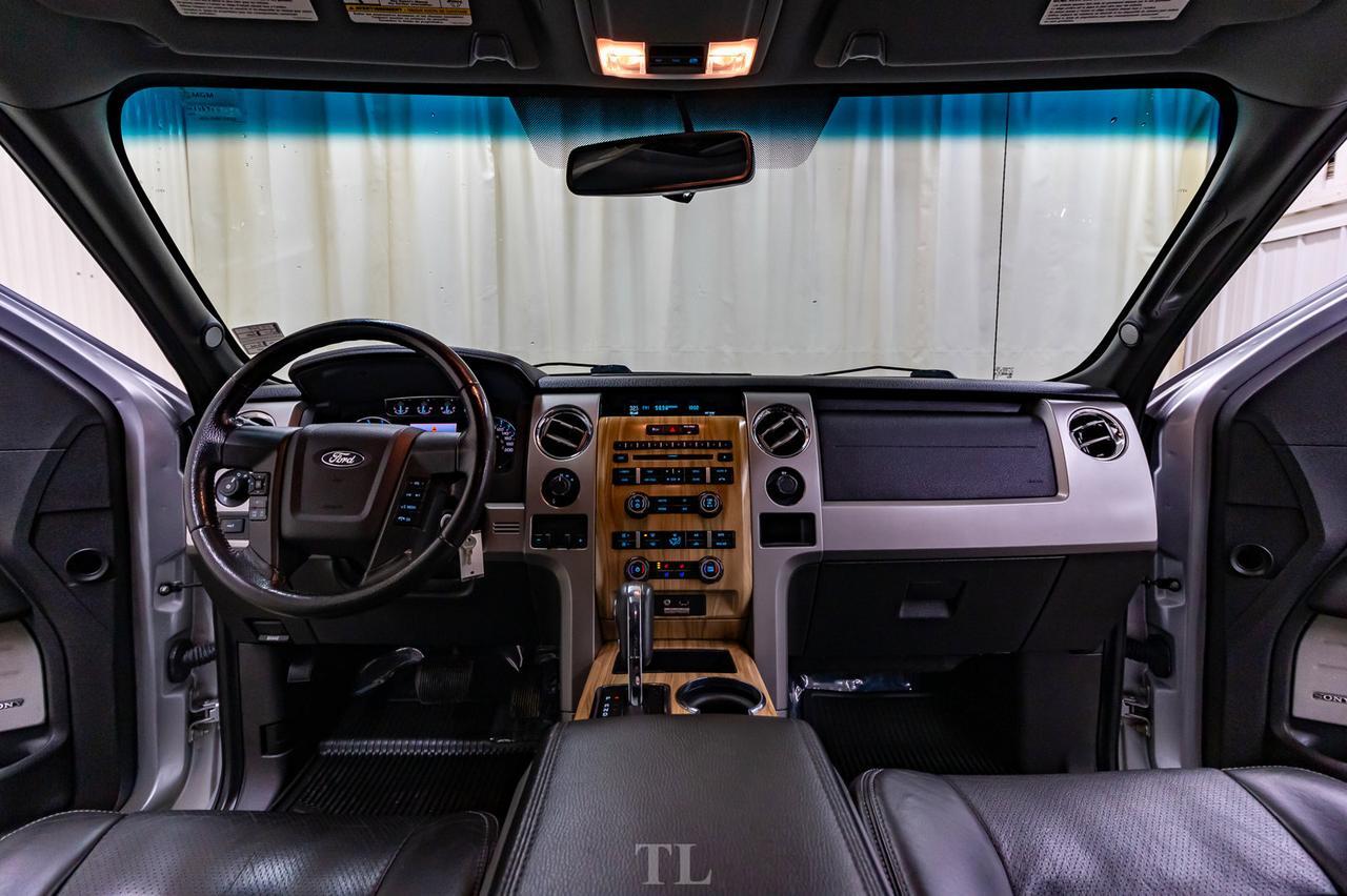 2011 Ford F-150 4x4 Super Crew Lariat Leather Roof BCam TV's Red Deer AB