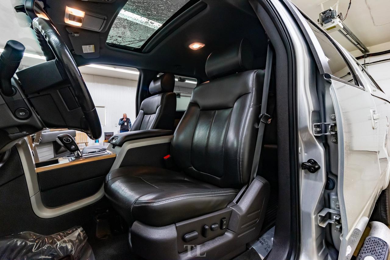 2011 Ford F-150 4x4 Super Crew Lariat Leather Roof BCam TV's Red Deer AB