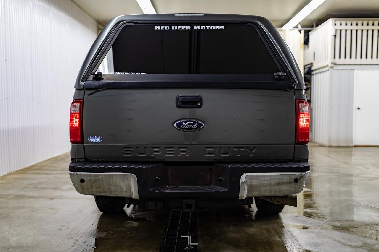 2011 Ford F-250 4x2 Crew Cab XLT Longbox Diesel Topper Red Deer AB