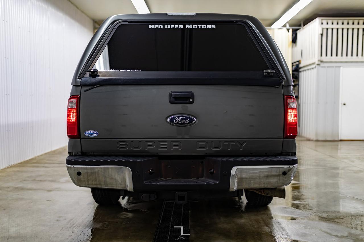 2011 Ford F-250 4x2 Crew Cab XLT Longbox Diesel Topper Red Deer AB