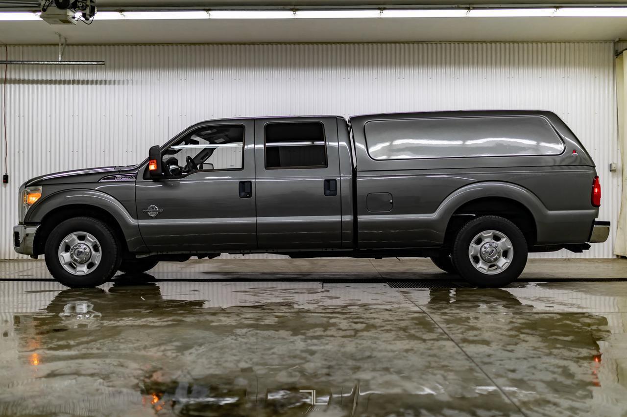 2011 Ford F-250 4x2 Crew Cab XLT Longbox Diesel Topper Red Deer AB