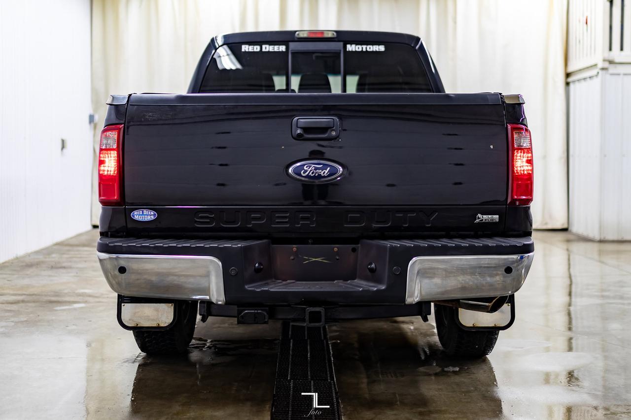 2011 Ford F-250 4x4 Crew Cab Lariat FX4 Leather Nav BCam Red Deer AB