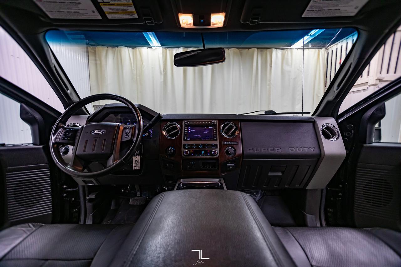 2011 Ford F-250 4x4 Crew Cab Lariat FX4 Leather Nav BCam Red Deer AB
