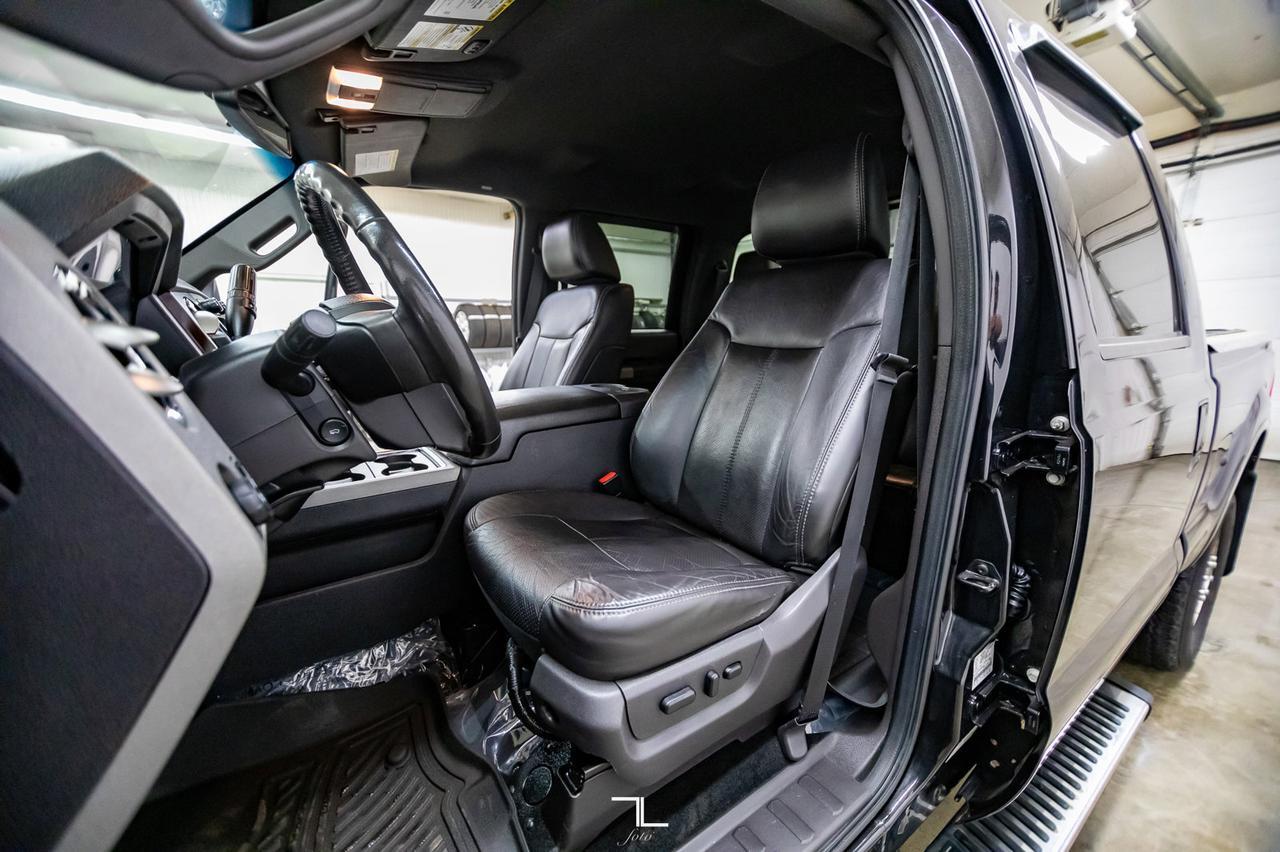 2011 Ford F-250 4x4 Crew Cab Lariat FX4 Leather Nav BCam Red Deer AB