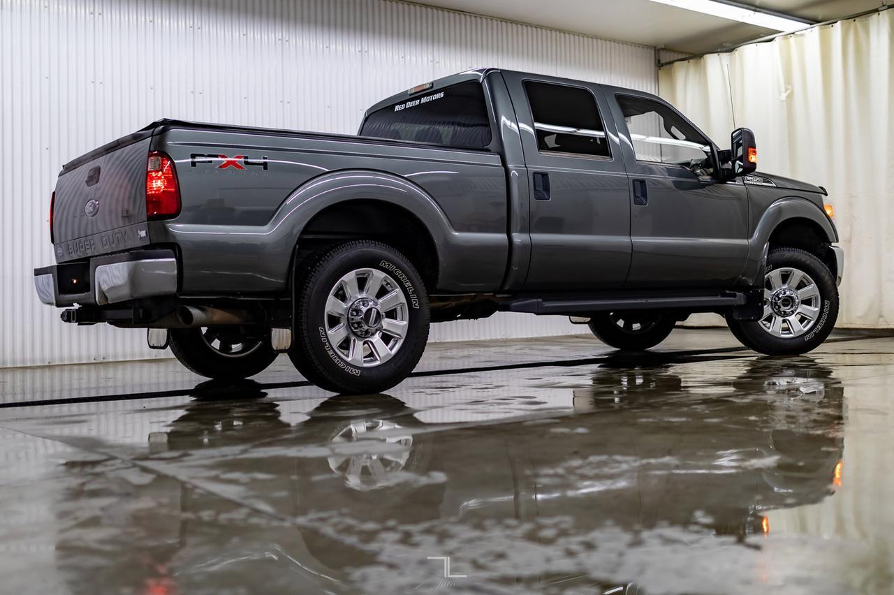 2011 Ford F-250 4x4 Crew Cab XLT FX4 BCam Red Deer AB