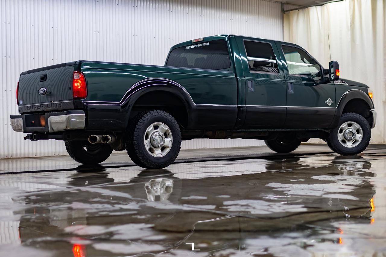 2011 Ford F-250 4x4 Crew Cab XLT Longbox Diesel Red Deer AB