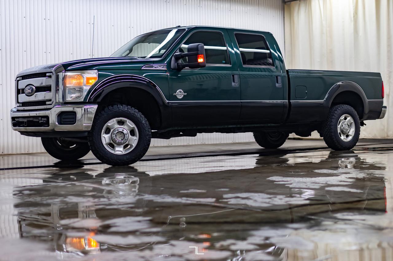 2011 Ford F-250 4x4 Crew Cab XLT Longbox Diesel Red Deer AB