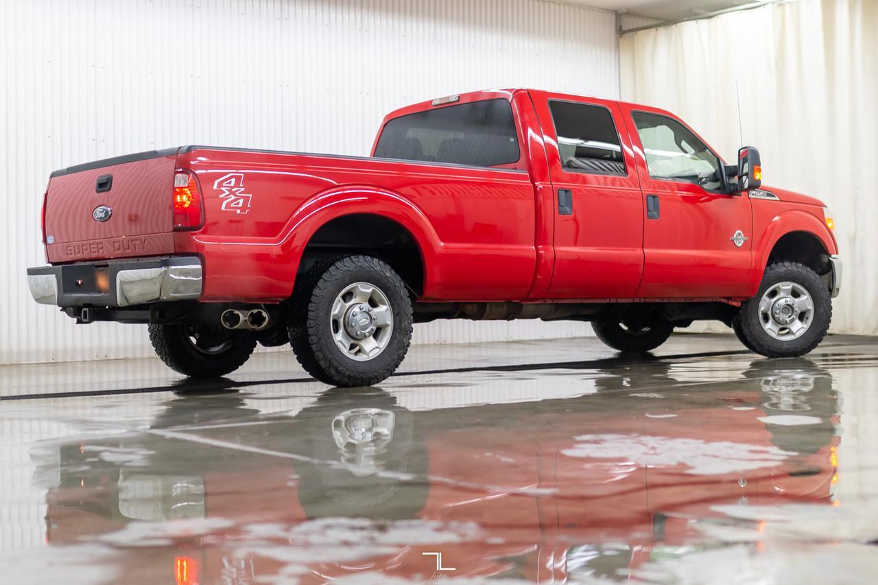 2011 Ford F-250 4x4 Crew Cab XLT Longbox Diesel Red Deer AB