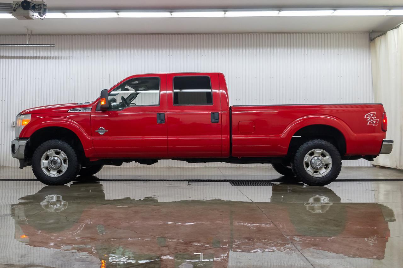 2011 Ford F-250 4x4 Crew Cab XLT Longbox Diesel Red Deer AB