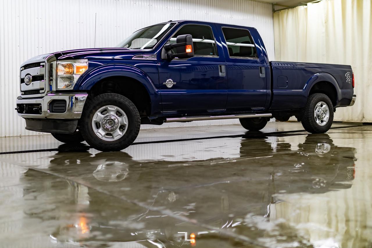 2011 Ford F-250 4x4 Crew Cab XLT Longbox Diesel Red Deer AB