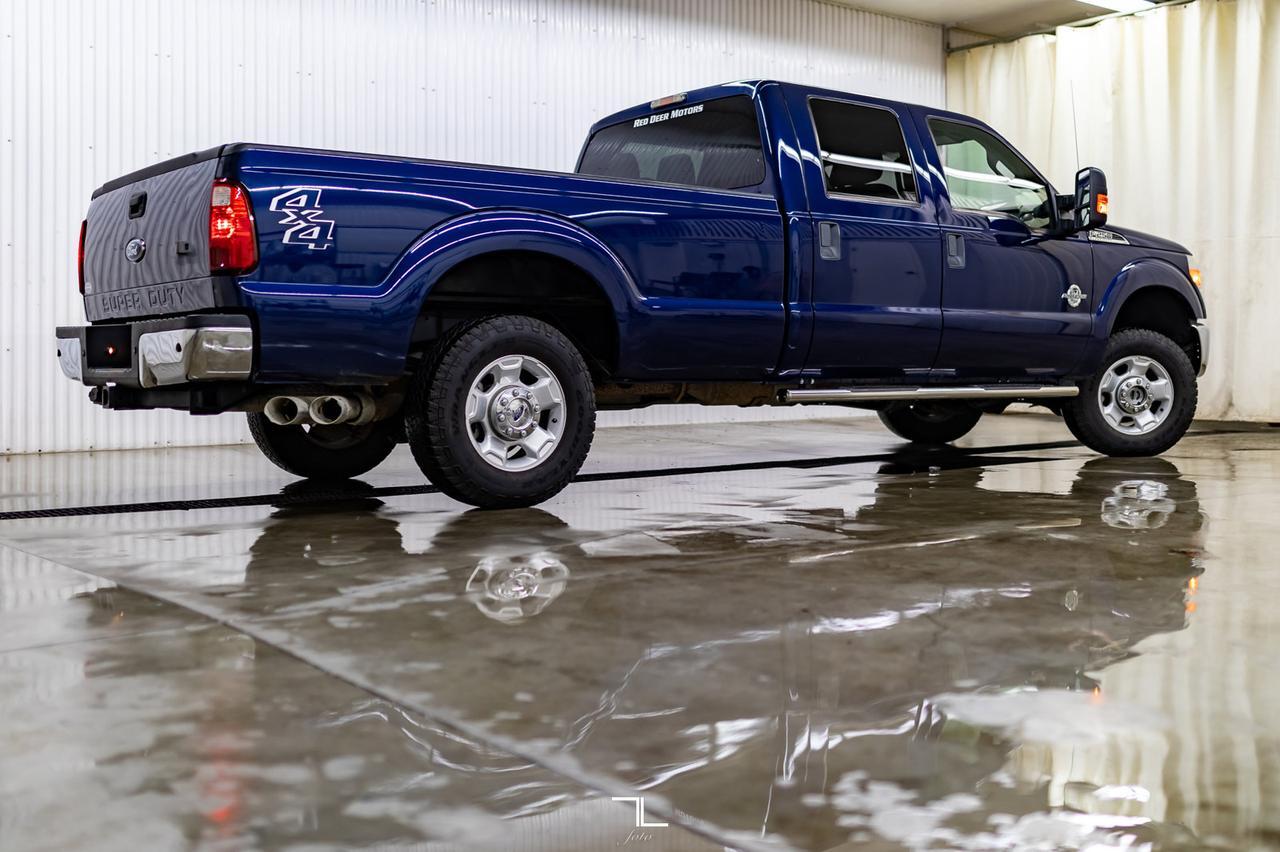 2011 Ford F-250 4x4 Crew Cab XLT Longbox Diesel Red Deer AB
