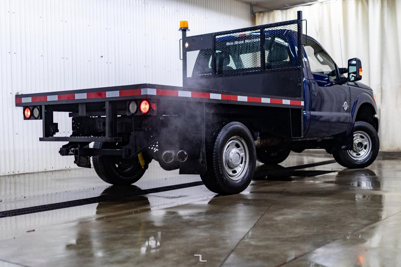 2011 Ford F-250 4x4 Reg Cab XLT Flat Deck Diesel Red Deer AB