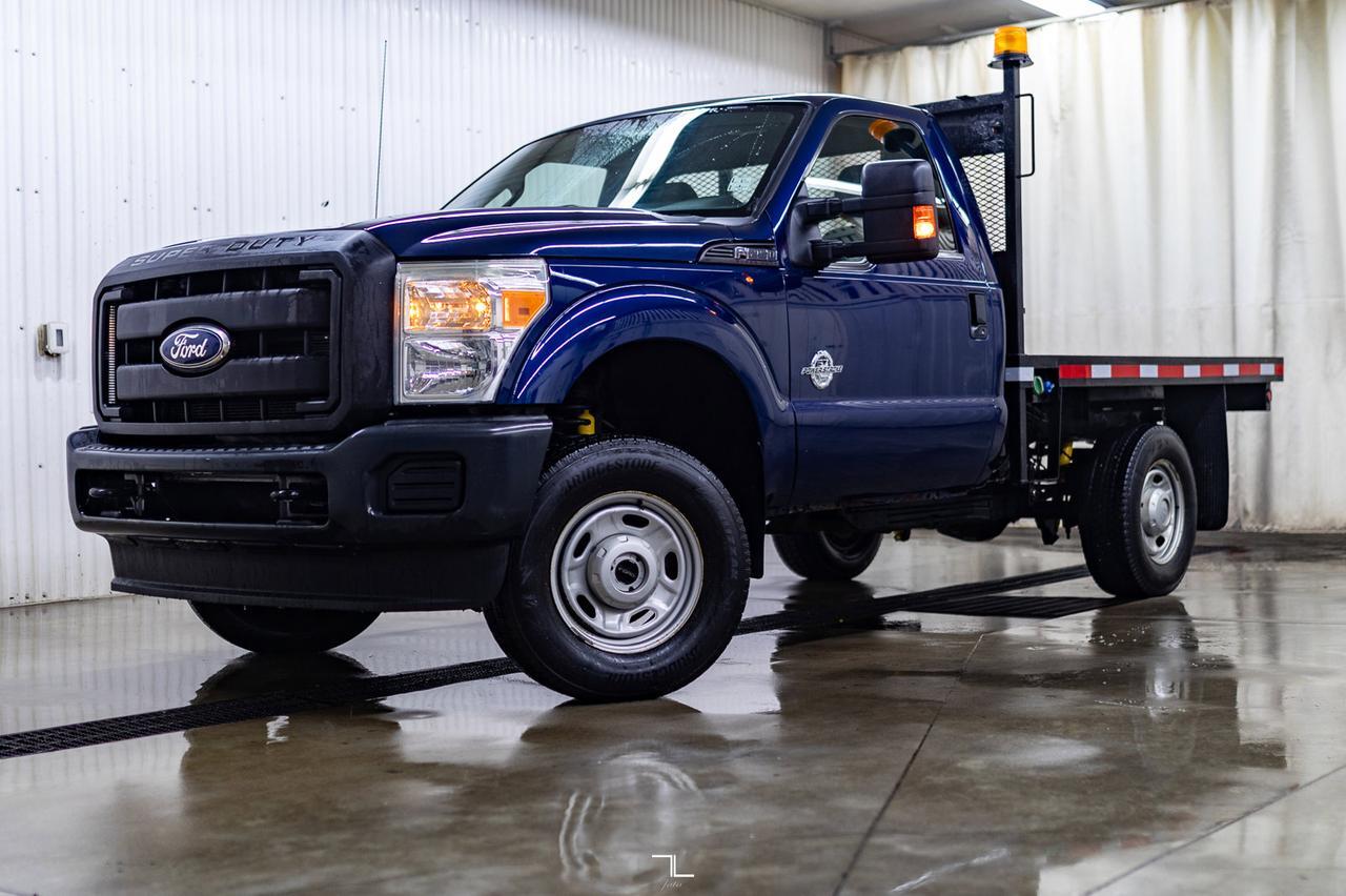 2011 Ford F-250 4x4 Reg Cab XLT Flat Deck Diesel Red Deer AB