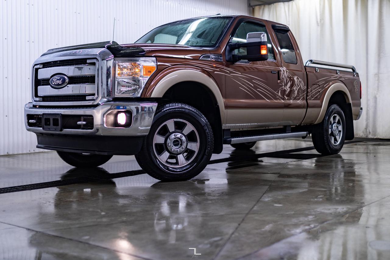 2011 Ford F-250 4x4 Super Cab Lariat Leather BCam Red Deer AB