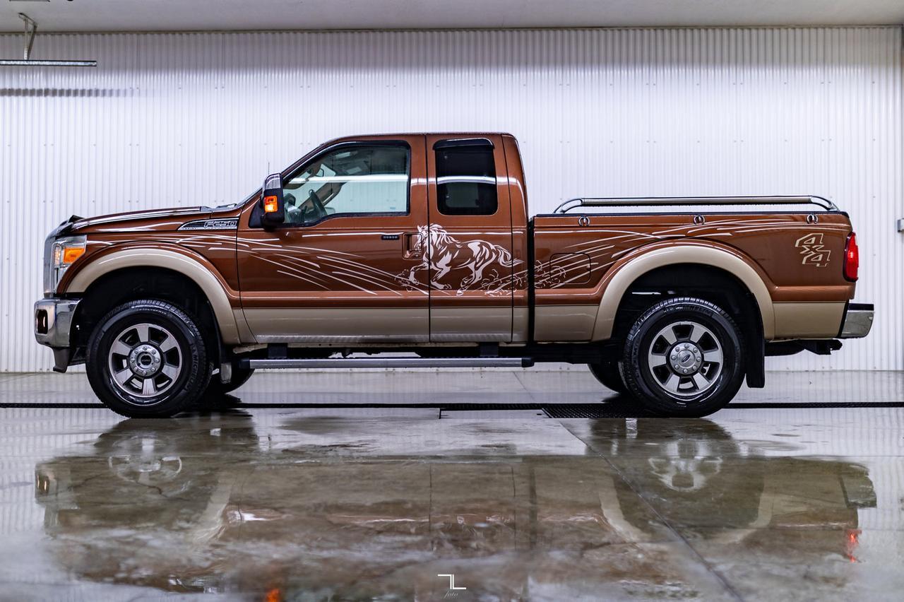2011 Ford F-250 4x4 Super Cab Lariat Leather BCam Red Deer AB