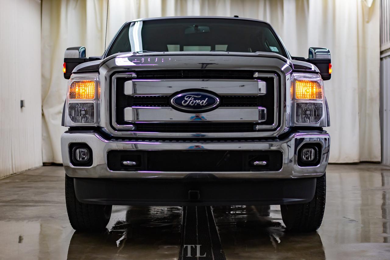 2011 Ford F-250 4x4 Super Cab Lariat Leather Nav Red Deer AB