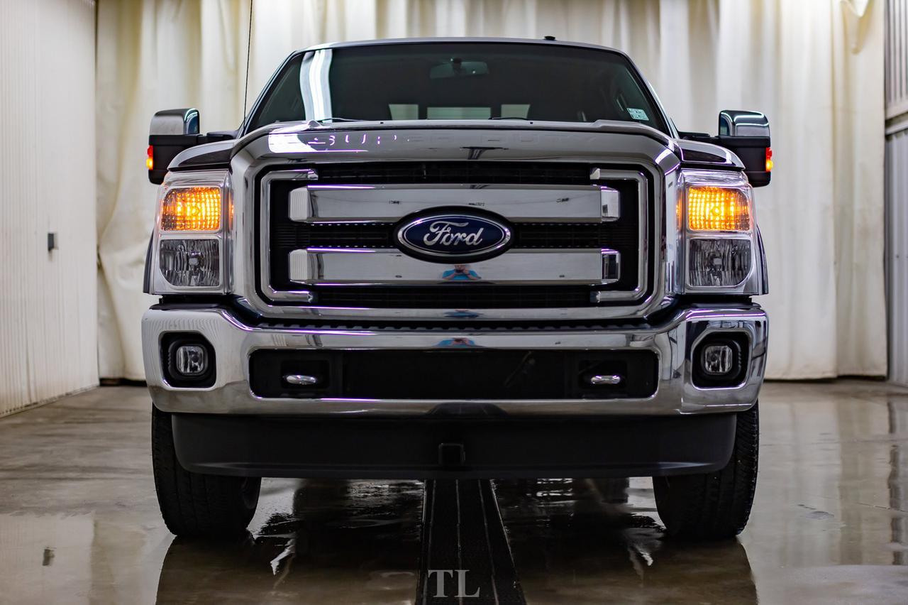 2011 Ford F-250 4x4 Super Cab Lariat Leather Nav Red Deer AB