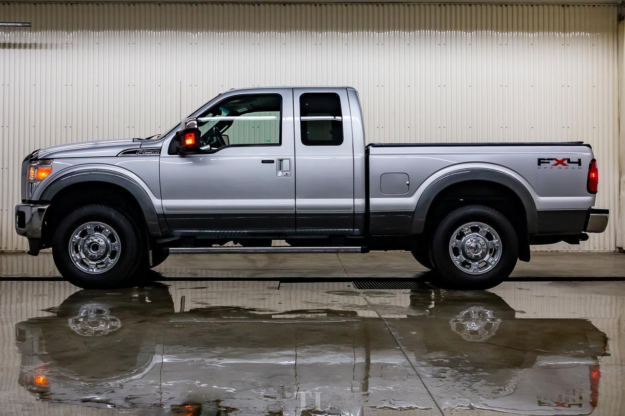2011 Ford F-250 4x4 Super Cab Lariat Leather Nav Red Deer AB
