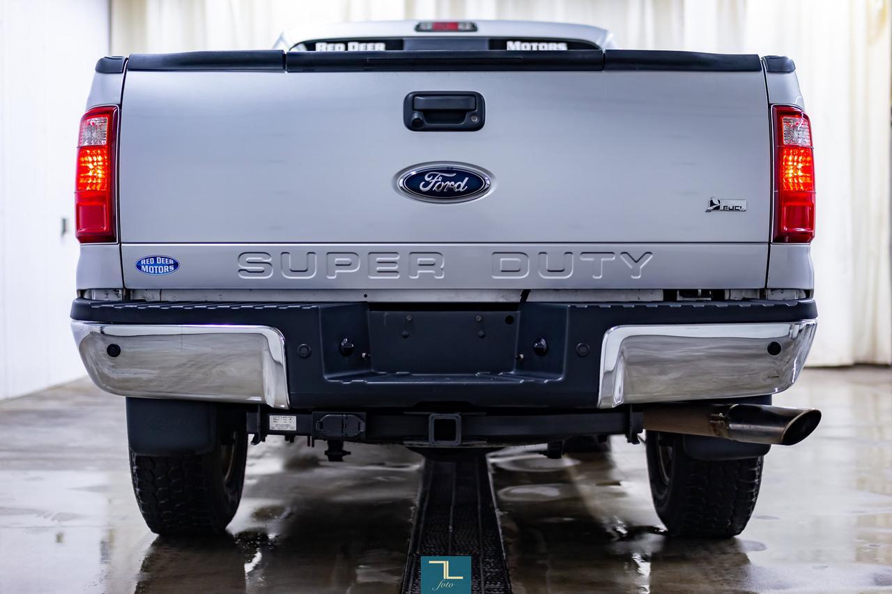 2011 Ford F-250 4x4 Super Cab Lariat Longbox Leather Nav BCam Red Deer AB