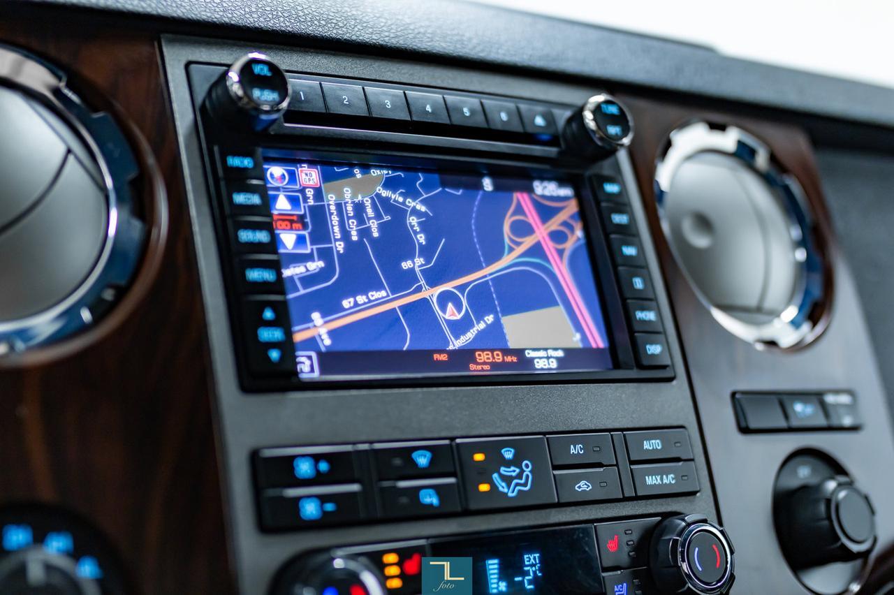 2011 Ford F-250 4x4 Super Cab Lariat Longbox Leather Nav BCam Red Deer AB