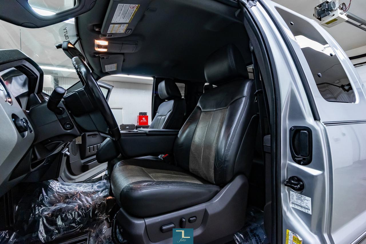 2011 Ford F-250 4x4 Super Cab Lariat Longbox Leather Nav BCam Red Deer AB