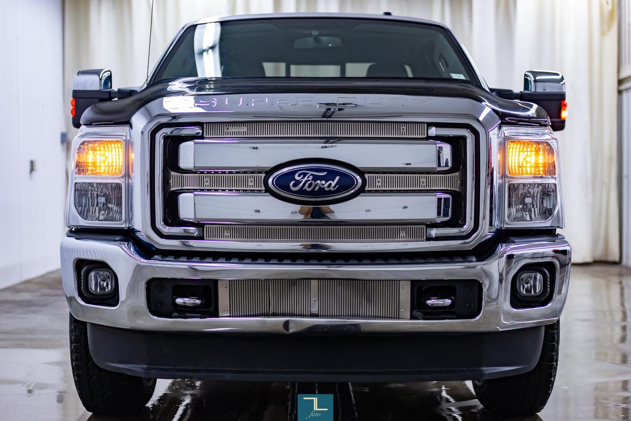 2011 Ford F-250 4x4 Super Cab Lariat Longbox Leather Nav BCam Red Deer AB